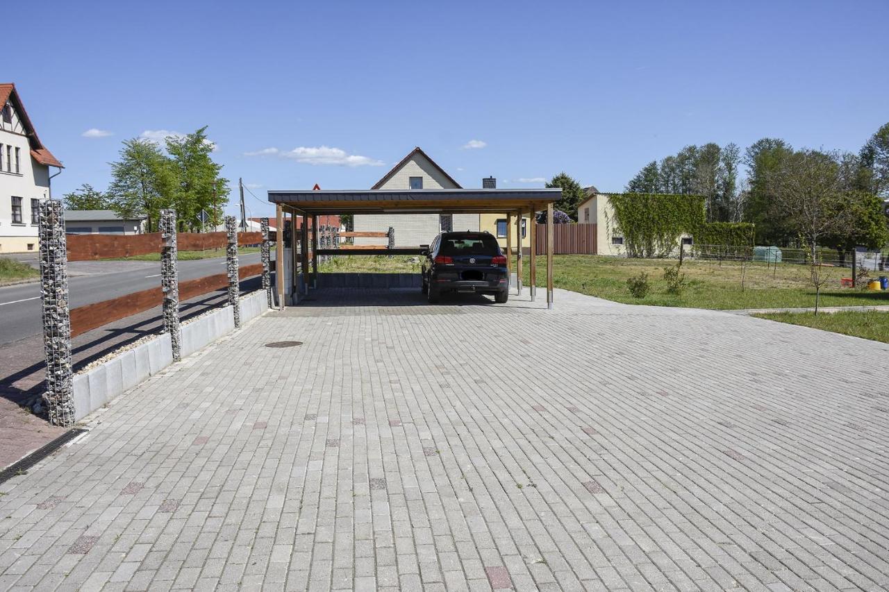 Barrierefreie Ferienwohnung Trueben Bornum Exterior foto